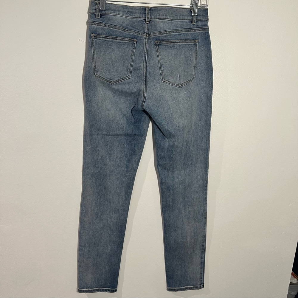 J. Mclaughlin Jaycie Patchwork Jeans Two Tone Siz… - image 4